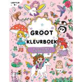 Kleurboek voor meisjes: Kinderen vanaf 4+: Elfjes, dieren, vlinders en meer