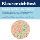 Kleurenzichttest voor kinderen: Ishihara-kaarten voor ouders: rood-groen-zwakte – blauw-geel-zwakte – incl. achtergrondinformatie en aanbevelingen over kleurenblindheid en kleurenzwakte.