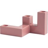 Klevering Pembe Küçük Boy Tüp Mumluk - Standart