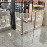 KLGFBDC Şeffaf cam korkuluk direği – Balkon ve merdiven korkulukları için sağlam akrilik plaka, 1 – 3 mm kalınlık, modern odalar için şık bariyer alternatifi