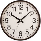Klik Simplex Kahverengi Minimalist Duvar Saati - 38 cm