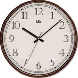 Klik Slim Kahverengi Minimalist Duvar Saati