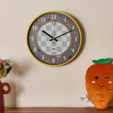 Klik Slim Ralli Sarı 30 cm Çocuk Odası Duvar Saati