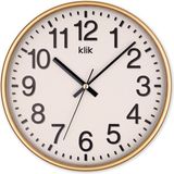 Klik Venüs Gold Minimalist Duvar Saati - Altın - 26 x 26 cm