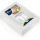 Klikal 20X30 cm 200 Adet Gofrajlı Tırtıklı Vakum Poşeti -Torbası