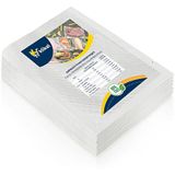 Klikal Gofrajlı Tırtıklı Çok Katmanlı Vakum Poşeti -Torbası 50 Adet - 20 x 30 CM