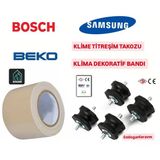 Klima Bakım Seti Titreşim Ses Takozu +Dekoratif Boru Bandı