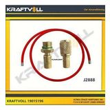 Klıma Gaz Basma Hortumu 3000 Mm F 1-4 X M1234yf J2888 Kırmızı - Kraftvoll 19015196