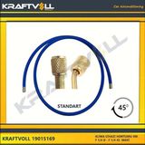 Klıma Gaz Basma Hortumu 4000 Mm F 1-4 X F 1-4 45° Mavı Standart - Kraftvoll 19015169