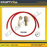 Klıma Gaz Basma Hortumu 4000 Mm F 3-8 X F 3-8 45° Kırmızı Teflon - Kraftvoll 19015182