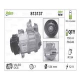 Klıma Kompresoru W203 02-07 W204 07-14 Cl203 02-08 C209 02-09 A209 03-10 Valeo 813137