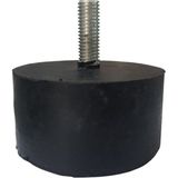 Klima Konsol Takoz Titreşim Önleyici Yuvarlak 8cm Çap*4cm Yükseklik*7,5cm Vidalı Yükseklik Ses Engelleyici Dış Ünite Ayak Takozu Ağır Ürün Takozu 1ADET