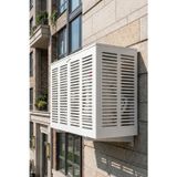 Klima Motoru/Dış Ünite Gizleme/Koruma Kafesi L 120x62x110(H) Alüminyum Slotted