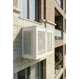 Klima Motoru/Dış Ünite Gizleme/Koruma Kafesi L 120X62x110(H) Square Beyaz