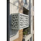 Klima Motoru/Dış Ünite Gizleme/Koruma Kafesi L 120X62x110(H) Stone Açık Gri
