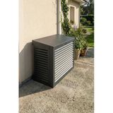 Klima Motoru/Dış Ünite Gizleme/Koruma Kafesi M 18000 Btu - 24000 Btu 110X56x85(H) Açılı Condor Antrasit