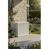 Klima Motoru/Dış Ünite Gizleme/Koruma Kafesi S 9000 Btu - 18000 Btu 98X50x70(H) Alüminyum Açısız Condor Beyaz