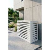 Klima Motoru/Dış Ünite Gizleme/Koruma Kafesi S 9000 Btu - 18000 Btu 98X50x70(H) Alüminyum Radius Beyaz