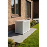 Klima Motoru/Dış Ünite Gizleme/Koruma Kafesi S 9000 Btu - 18000 Btu 98X50x70(H) Alüminyum Square Beyaz