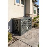 Klima Motoru/Dış Ünite Gizleme/Koruma Kafesi S 9000 BTU - 18000 BTU 98x50x70(H) Alüminyum Stone