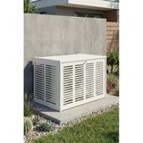 Klima Motoru/Dış Ünite Gizleme/Koruma Kafesi S 9000 Btu - 18000 Btu 98X50x70(H) Slotted Beyaz