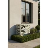 Klima Motoru/Dış Ünite Gizleme/Koruma Kafesi S 9000 Btu - 18000 Btu 98X50x70(H) Stone Açık Gri