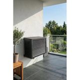 Klima Motoru/Dış Ünite Gizleme/Koruma Kafesi Xl 120X62x150(H) Açılı Condor Antrasit