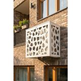 Klima Motoru/Dış Ünite Gizleme/Koruma Kafesi XL 120x62x150(H) Alüminyum Stone