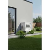 Klima Motoru/Dış Ünite Gizleme/Koruma Kafesi Xl 120X62x150(H) Radius Beyaz
