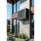 Klima Motoru/Dış Ünite Gizleme/Koruma Kafesi Xl 120X62x150(H) Stage Antrasit