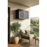 Klima Motoru/Dış Ünite Gizleme/Koruma Kafesi Xs 7000 Btu - 9000 Btu 86X44x65(H) Alüminyum Square Antrasit