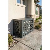 Klima Motoru/Dış Ünite Gizleme/Koruma Kafesi Xs 7000 Btu - 9000 Btu 86X44x65(H) Stone Antrasit