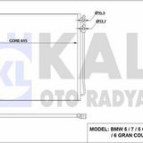 KLIMA RADYATORU BMW F10 F01 N47 N57 B47 B57 KALE 342415