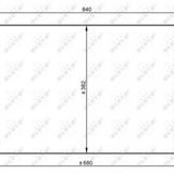 KLIMA RADYATORU KONDANSER INTERSTAR OPEL MOVANO RENAULT MASTER II 2.5 DCI 06- NRF 35880