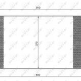 KLIMA RADYATORU KONDANSER TRANSIT V184 2.0TDCI/2.4 TDCI 00-06 NRF 35651