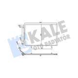 Klıma Radyatoru Kondenser Ford B-Max 1.25-1.4 1.5 Tdcı 12 -Fıesta Vı 12 1.25-1.4 1.5 Tdcı