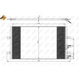 KLIMA RADYATORU TRANSIT V347 V348 2.2TDCI 100PS/120PS/130PS 2.4TDCI 100PS/115PS/140PS 07/- NRF 35846