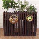 Klima sistemleri için masif ahşap paravan – Entegre bitki standlı bahçe çiti, korozyona dayanıklı, gizli klima, 100 x 30 x 80 cm, şık ve fonksiyonel bahçe dekorasyonu