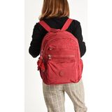 Klinkır Hafif Kadın Sırt Çantası 38*28 cm Günlük Kullanım Için Ideal Çok Cepli - 38 x 28 cm - Bordo