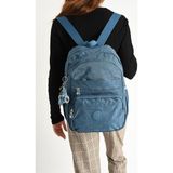 Klinkır Hafif Kadın Sırt Çantası 38*28 cm Günlük Kullanım Için Ideal Çok Cepli - 38 x 28 cm - Mavi
