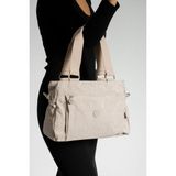 Klinkır Kadın Omuz Çantası 30*25 cm Bayan Kol Çantası Çapraz Askılı Postacı Günlük Kol Çantası - 30 x 25 cm - Bej