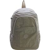 Klinkır Okul Çantası Hafif Yağmur Geçirmez Kumaş Çok Cepli Unisex Sırt Çantası 41*27 Cm Lise Çanta