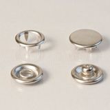 Klinkshop Klikıt 7,5 mm Kapaklı Tırnaklı Bebek Çıtçıtı Malzeme Paketi. Bebek Giysi, Gömlek, Triko, Esnek ve ince Kumaşlar için 50 Adet Gümüş Renk (nikel free) Çıtçıt Takım.