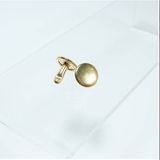 KLİNKSHOP Rivet 9 mm Gold renk Malzeme Paketi Çanta, Cüzdan, Kemer, Kot Pantolon için 100 Adet (Takım) - Paslanmaz Pirinç - Altın