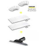 Klintex Karcher SC2 SC3 SC4 SC5 Buharlı Temizlik Makinesi Modelleri Uyumlu Mop Bezi Seti (Easyfix Başlıklar İçin)