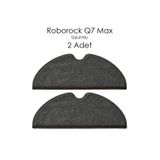 Klintex Roborock Q7 Max Robot Süpürge Uyumlu 2 Adet Yedek Mop Paspas Seti