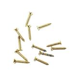 Klips, Menteşe, Ayak, Ağaç, Sunta Vidası 2,2x13 mm - Sarı 100 Adet