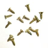 Klips, Menteşe, Ayak, Ağaç, Sunta Vidası 2,2X7,5Mm - Sarı 100 Adet (7474)