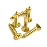 Klips, Menteşe, Ayak, Ağaç, Sunta Vidası 3X13 Mm - Sarı 100 Adet (7474)