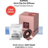 Klipsli Araba Kokusu Rose Gold (Soft Soap) Kundal Vent-Clip Car Diffuser Rose Gold